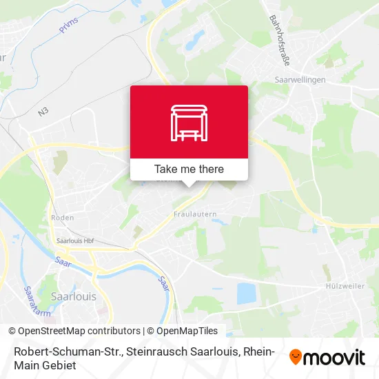 Карта Robert-Schuman-Str., Steinrausch Saarlouis