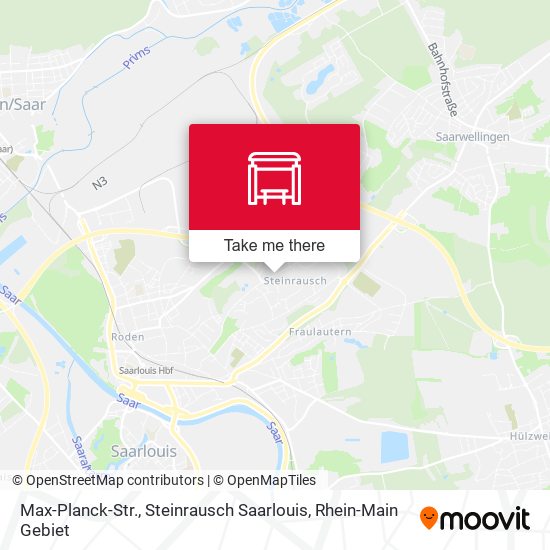 Max-Planck-Str., Steinrausch Saarlouis map