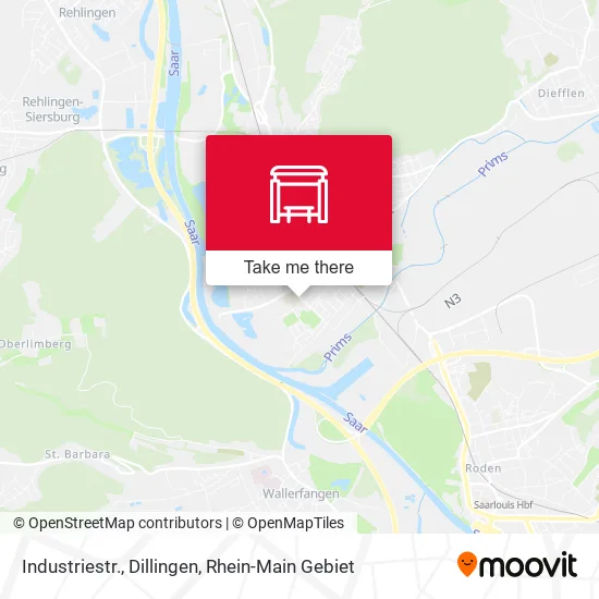 Карта Industriestr., Dillingen