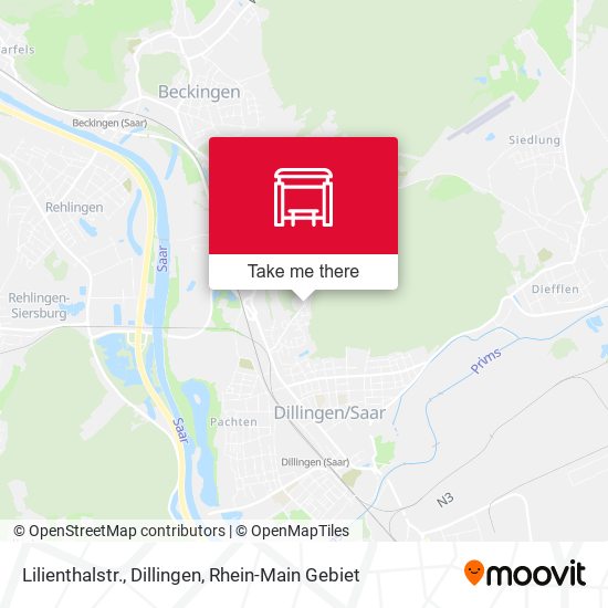Lilienthalstr., Dillingen map