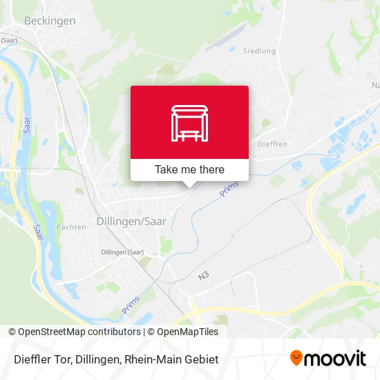 Карта Dieffler Tor, Dillingen