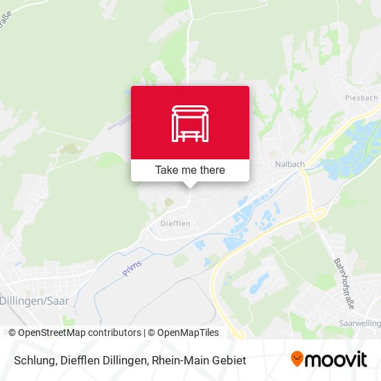 Schlung, Diefflen Dillingen map