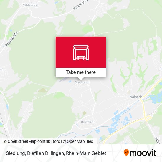 Siedlung, Diefflen Dillingen map