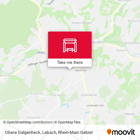 Карта Obere Galgenheck, Lebach