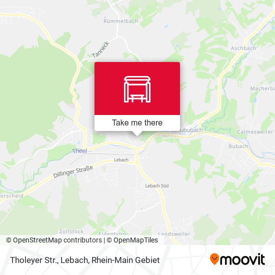 Карта Tholeyer Str., Lebach