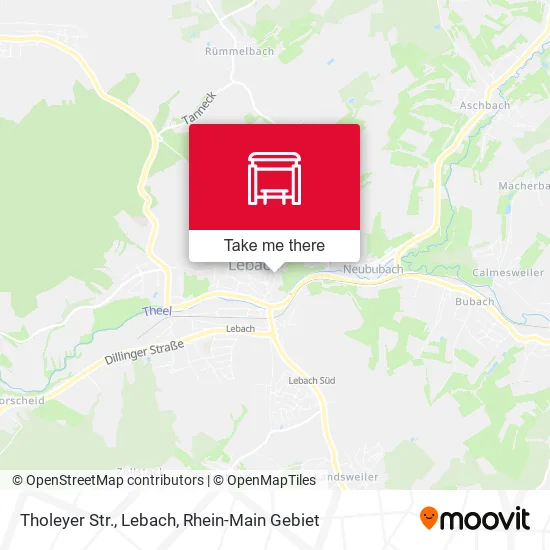 Карта Tholeyer Str., Lebach