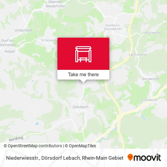 Карта Niederwiesstr., Dörsdorf Lebach