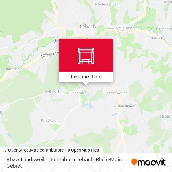 Карта Abzw Landsweiler, Eidenborn Lebach
