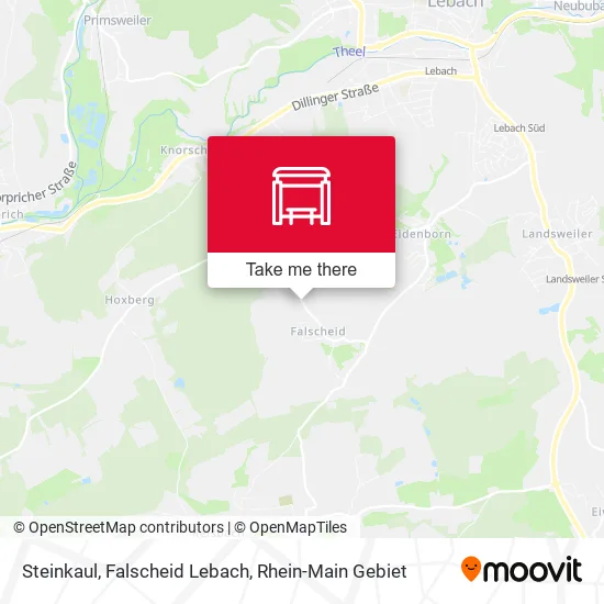 Карта Steinkaul, Falscheid Lebach