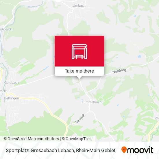 Sportplatz, Gresaubach Lebach map