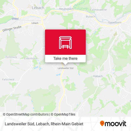Landsweiler Süd, Lebach map