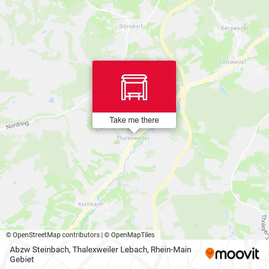 Карта Abzw Steinbach, Thalexweiler Lebach