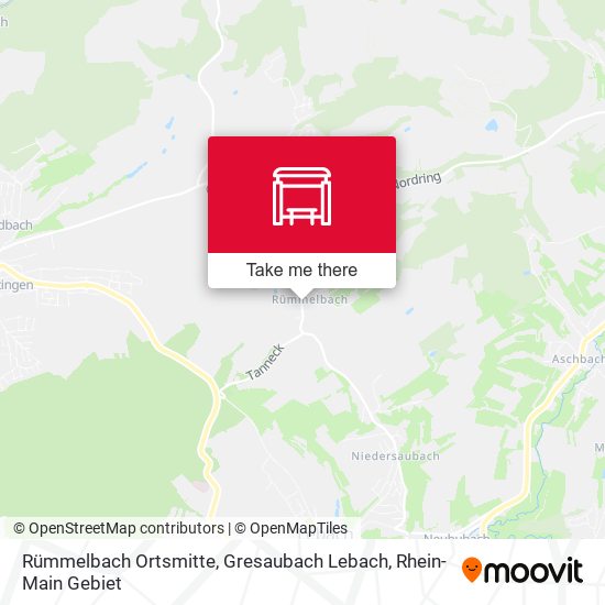 Rümmelbach Ortsmitte, Gresaubach Lebach map