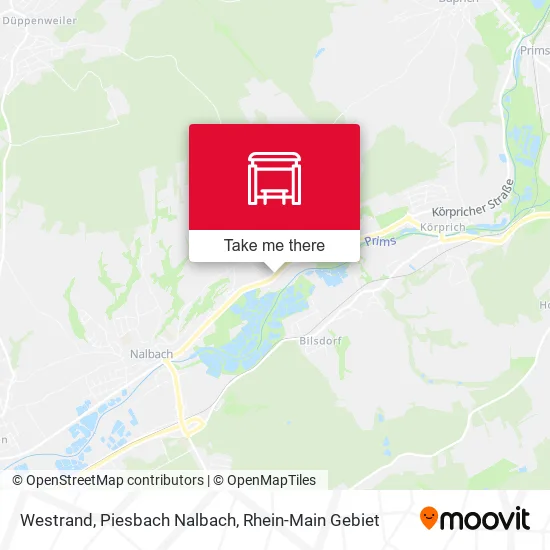 Карта Westrand, Piesbach Nalbach