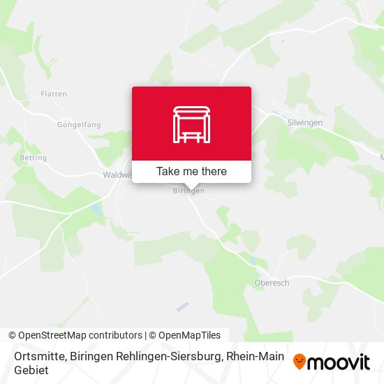 Ortsmitte, Biringen Rehlingen-Siersburg map