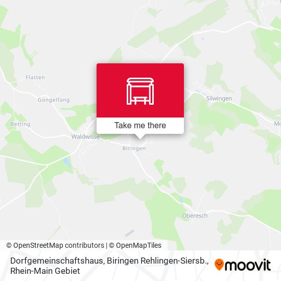 Dorfgemeinschaftshaus, Biringen Rehlingen-Siersb. map