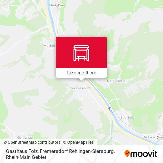 Gasthaus Folz, Fremersdorf Rehlingen-Siersburg map