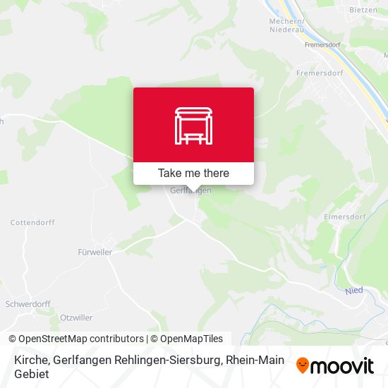 Kirche, Gerlfangen Rehlingen-Siersburg map