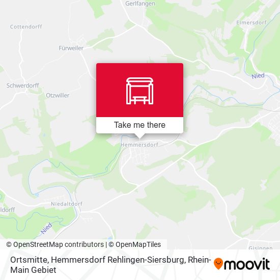 Ortsmitte, Hemmersdorf Rehlingen-Siersburg map