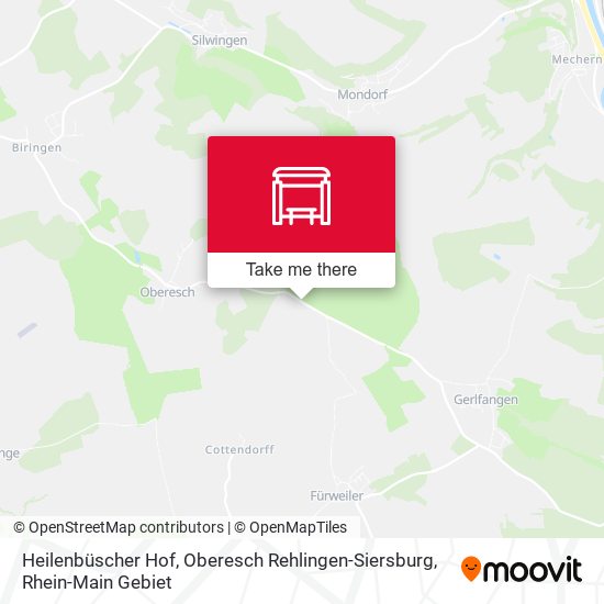 Heilenbüscher Hof, Oberesch Rehlingen-Siersburg map