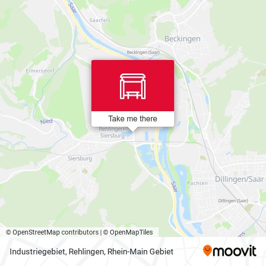 Industriegebiet, Rehlingen map
