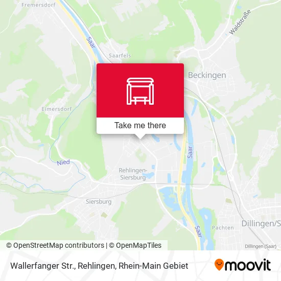 Карта Wallerfanger Str., Rehlingen