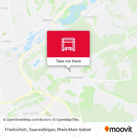 Карта Friedrichstr., Saarwellingen
