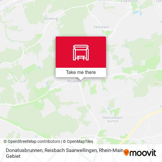 Donatusbrunnen, Reisbach Saarwellingen map