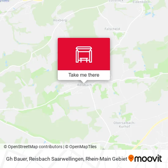 Карта Gh Bauer, Reisbach Saarwellingen