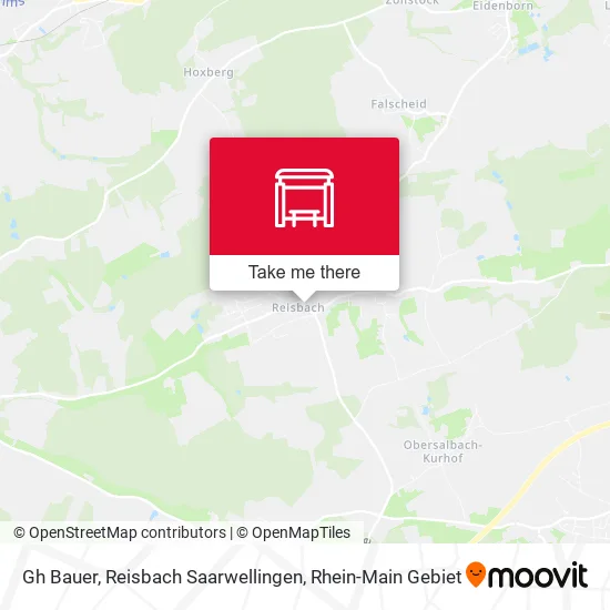 Карта Gh Bauer, Reisbach Saarwellingen