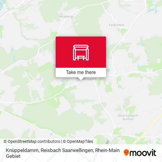 Knüppeldamm, Reisbach Saarwellingen map