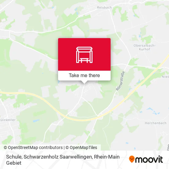 Карта Schule, Schwarzenholz Saarwellingen