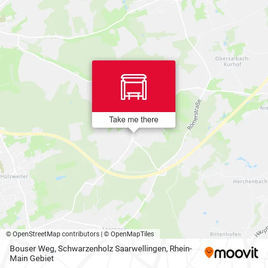 Карта Bouser Weg, Schwarzenholz Saarwellingen