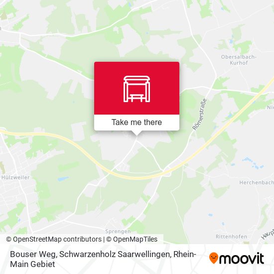 Bouser Weg, Schwarzenholz Saarwellingen map