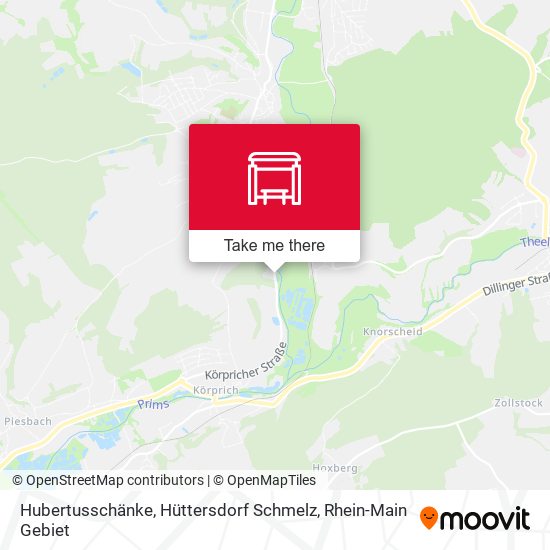 Hubertusschänke, Hüttersdorf Schmelz map