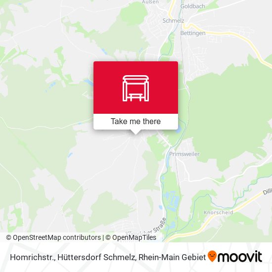 Homrichstr., Hüttersdorf Schmelz map