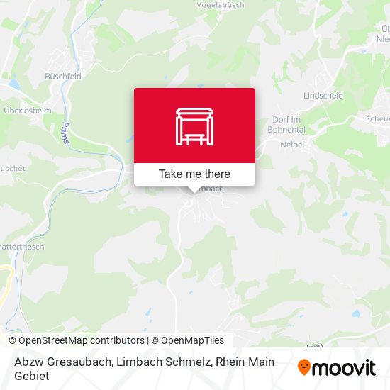 Abzw Gresaubach, Limbach Schmelz map