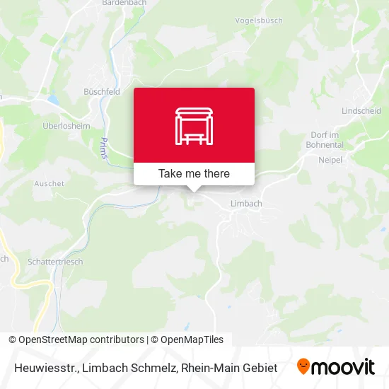 Карта Heuwiesstr., Limbach Schmelz