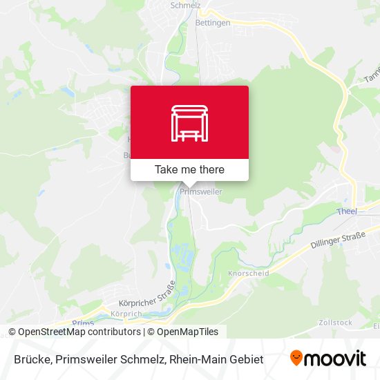 Brücke, Primsweiler Schmelz map