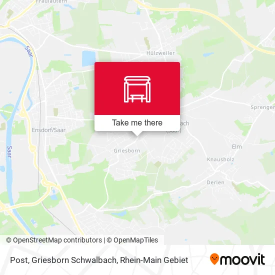 Карта Post, Griesborn Schwalbach