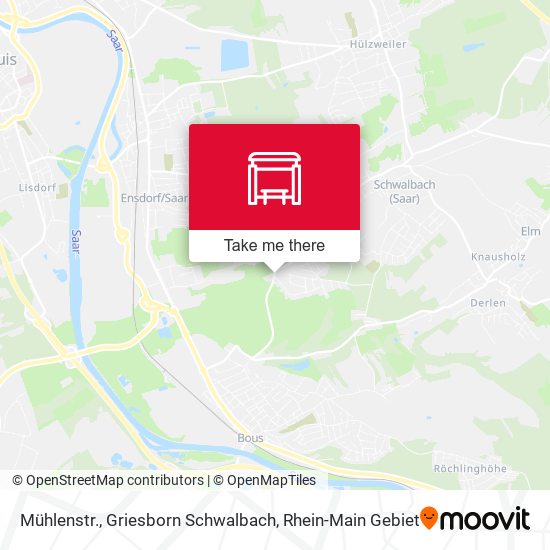 Mühlenstr., Griesborn Schwalbach map
