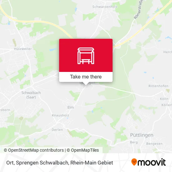 Карта Ort, Sprengen Schwalbach