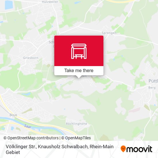 Völklinger Str., Knausholz Schwalbach map