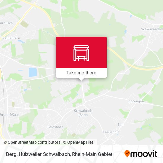 Карта Berg, Hülzweiler Schwalbach