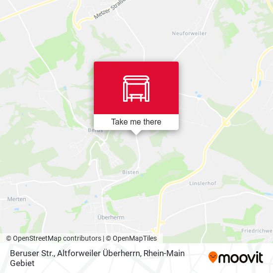 Beruser Str., Altforweiler Überherrn map
