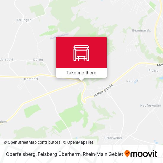Oberfelsberg, Felsberg Überherrn map
