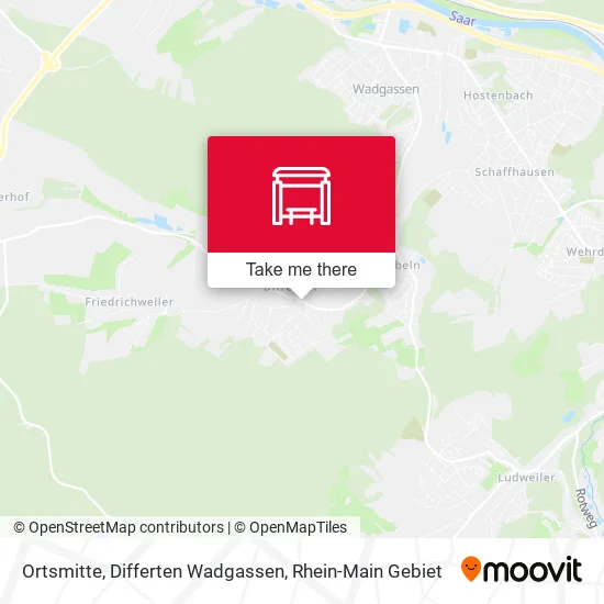 Карта Ortsmitte, Differten Wadgassen
