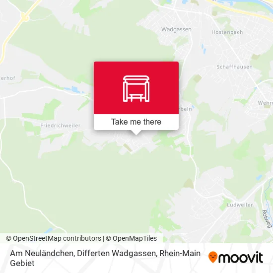 Карта Am Neuländchen, Differten Wadgassen