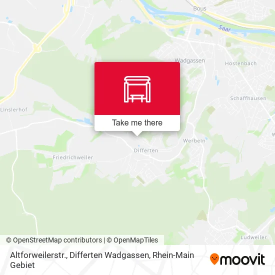 Карта Altforweilerstr., Differten Wadgassen