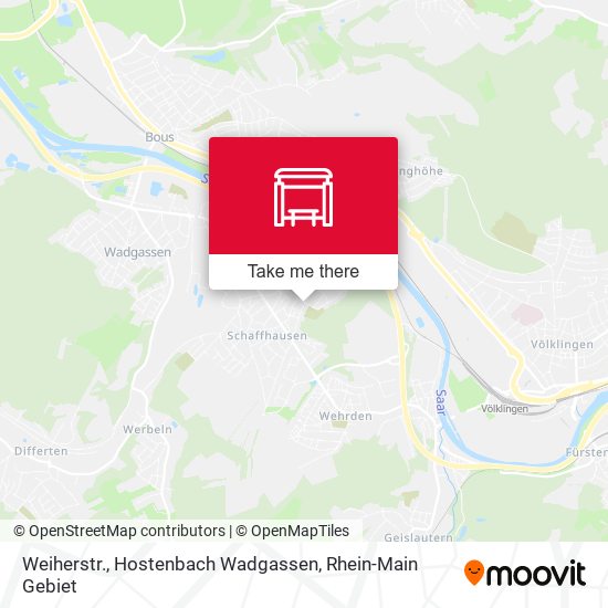 Weiherstr., Hostenbach Wadgassen map